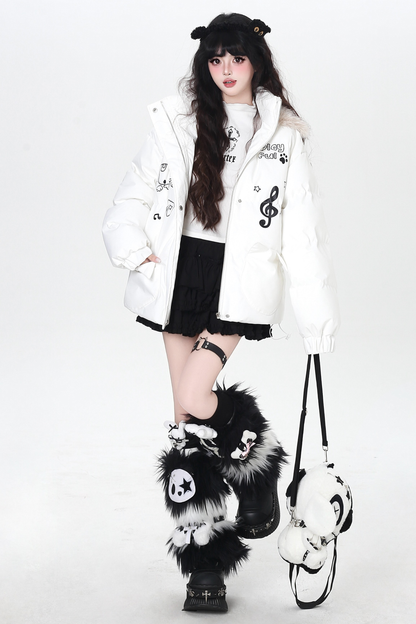 Cat Melody Fur Hooded Jacket
