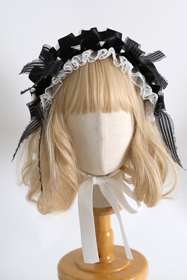 モノクロシックフロルドールロリータアクセサリー