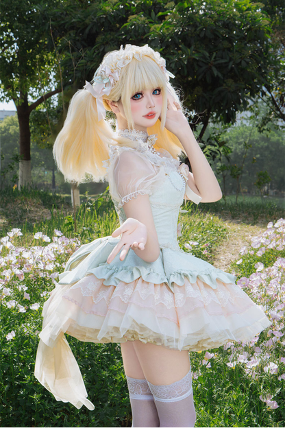 ダークバレエスタイルロリータゴシックプリンセスドレス