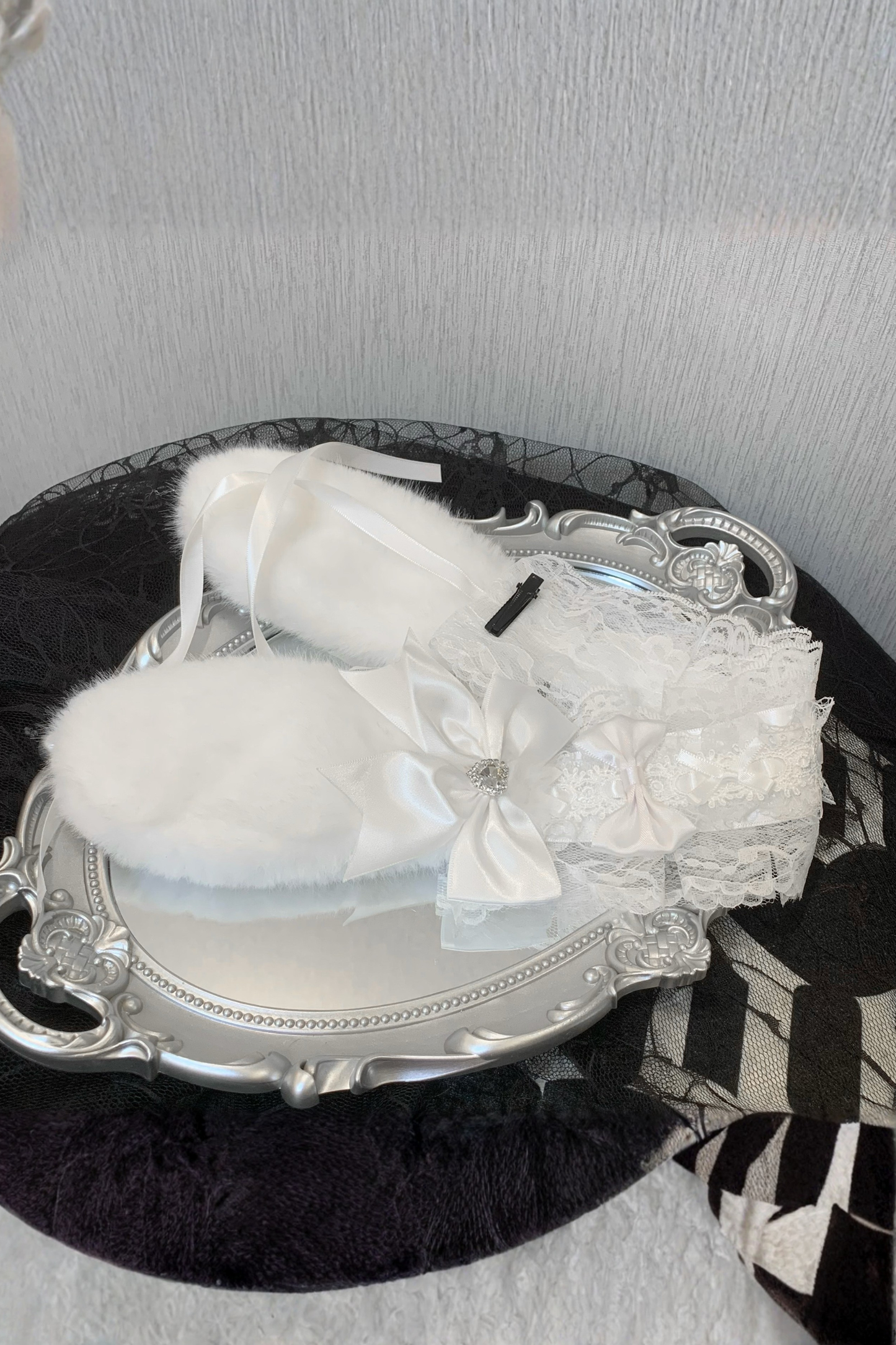 Bunny Ears Lace Headband