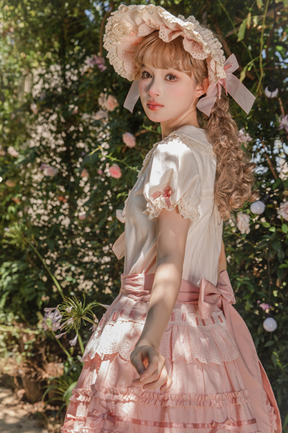 [Reservation Product] Frilled Gradient Princess Lolita Dress Set