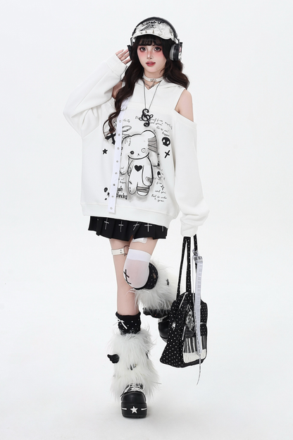 Bunny Off-the-shoulder Over-Tops