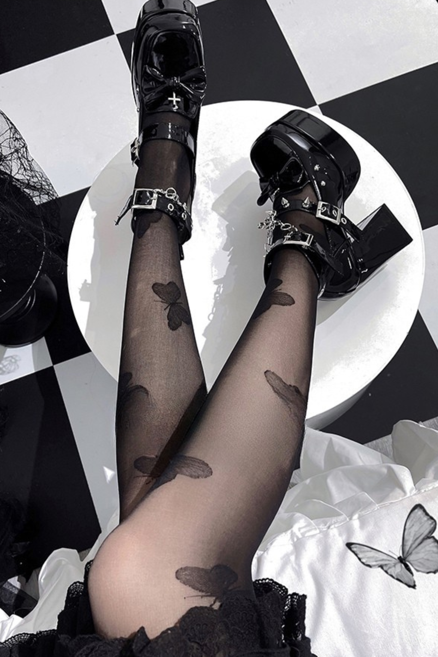 パンクスタイルサブカルチャーヒール