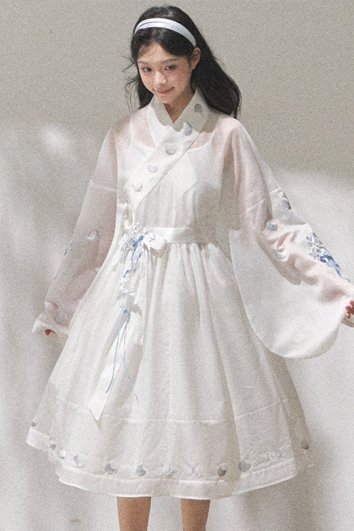 ピュアホワイトチャイナドレス+ベルト