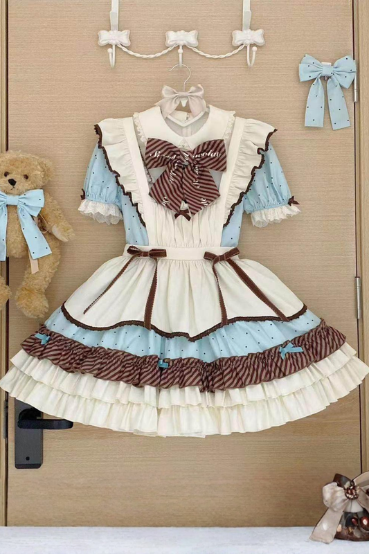 Cream Little Sweet Maid Lolita Dress