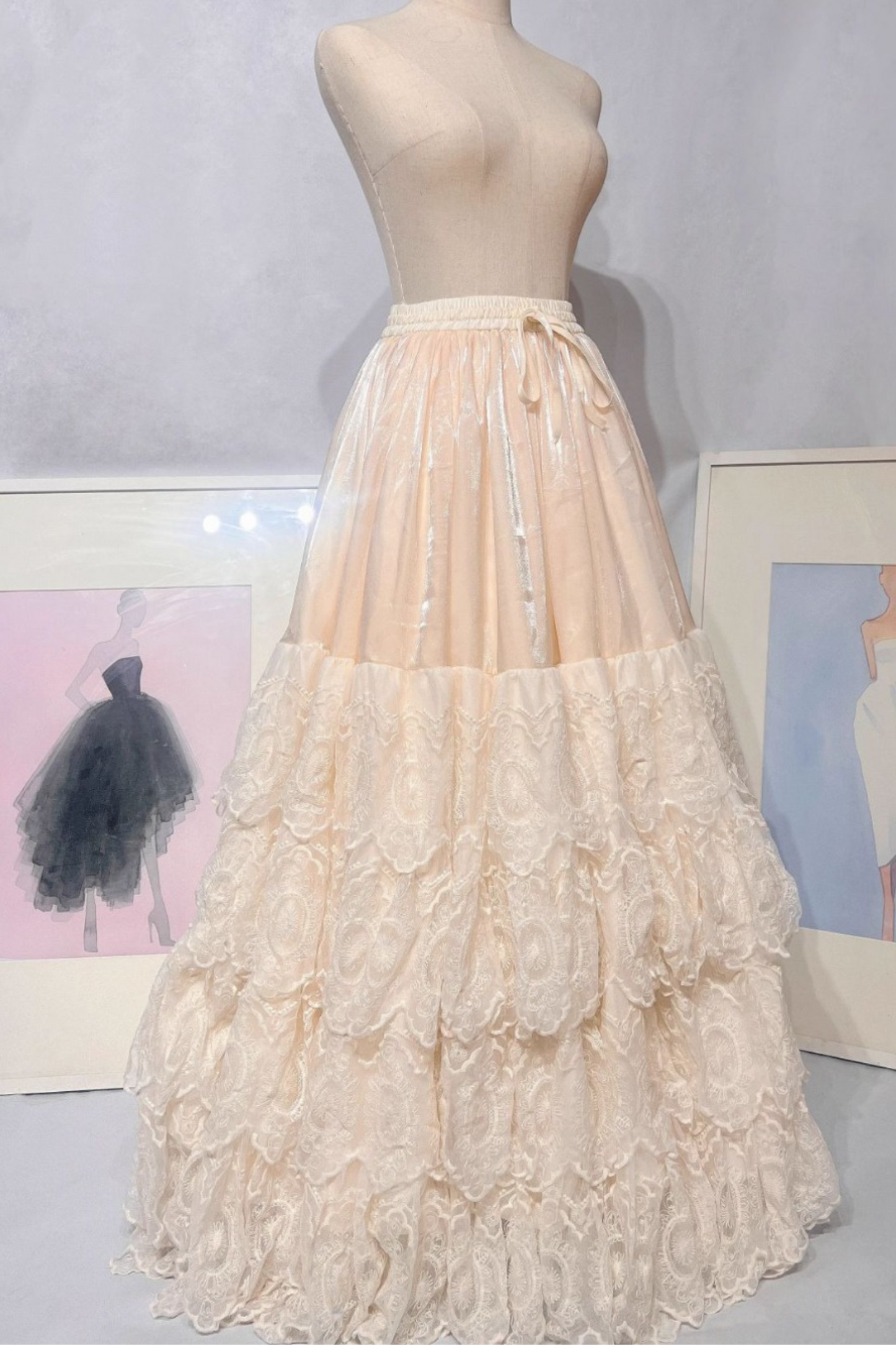 Marguerite Frill Petticoat Skirt