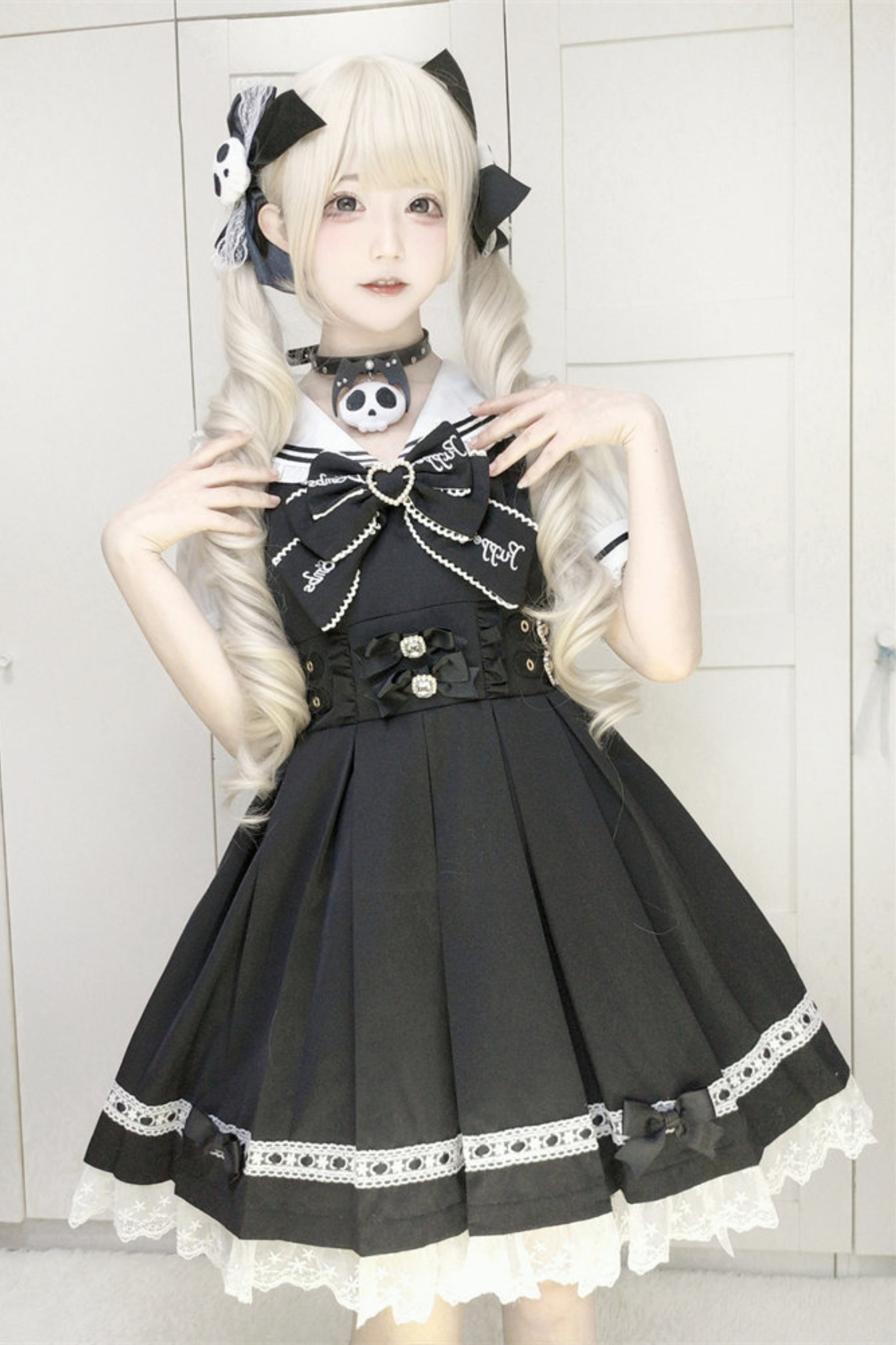 Dark Sweet Lace Sailor Dress – Belchic