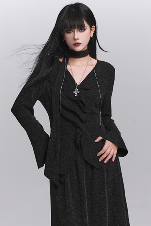 シックモードトップス＋ロングスカート