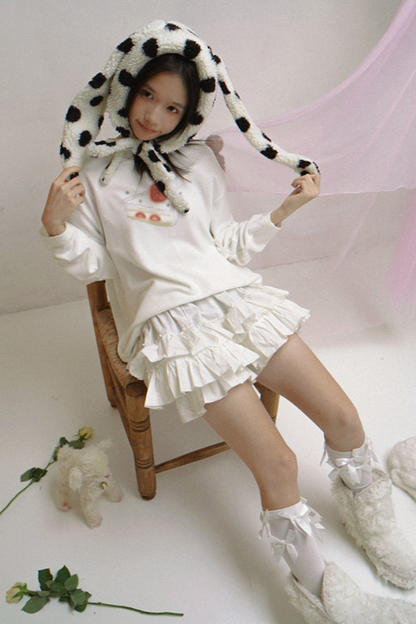 Strawberry Cake Print Top