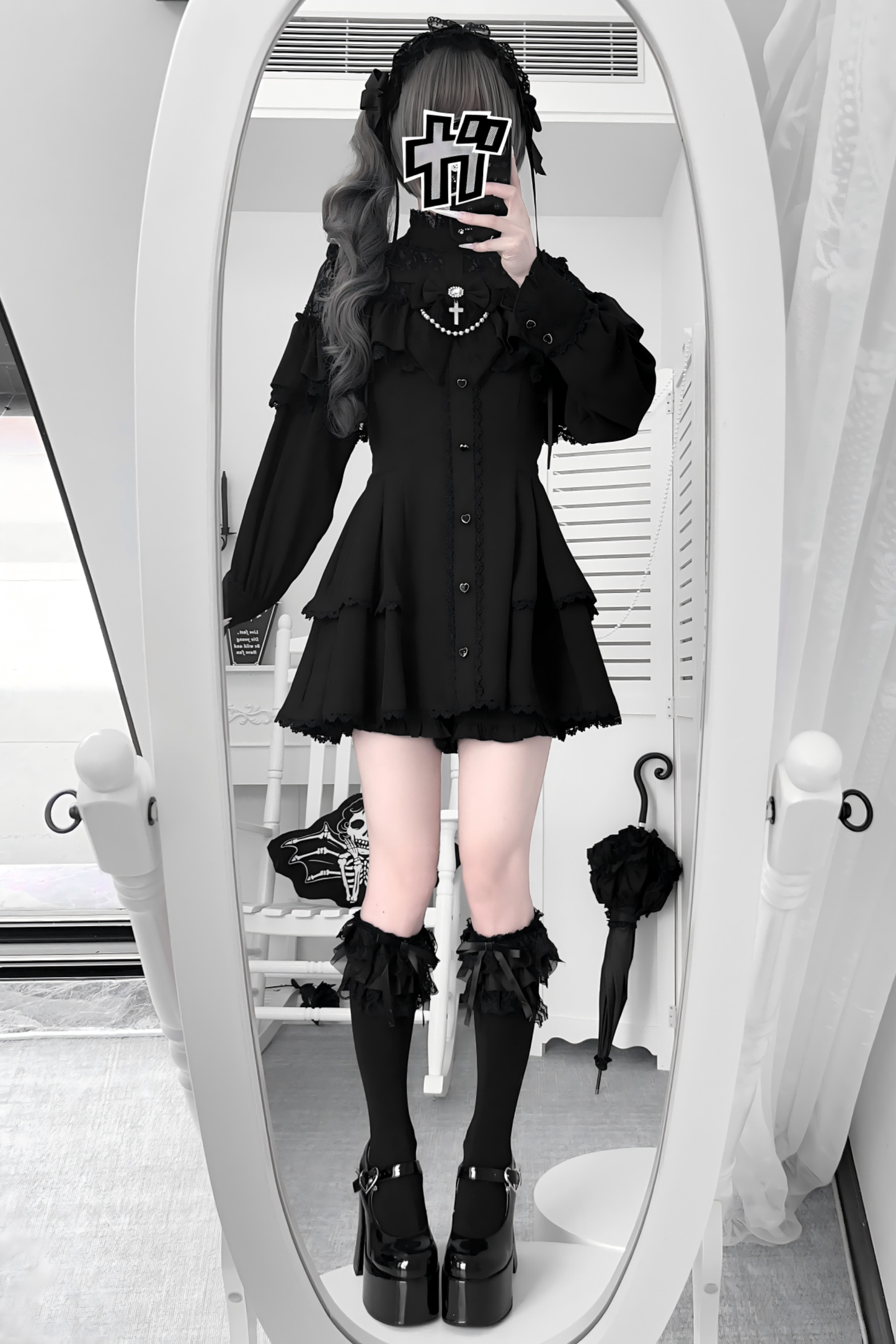 クロスバインディングスピリットドレス+ショートパンツ