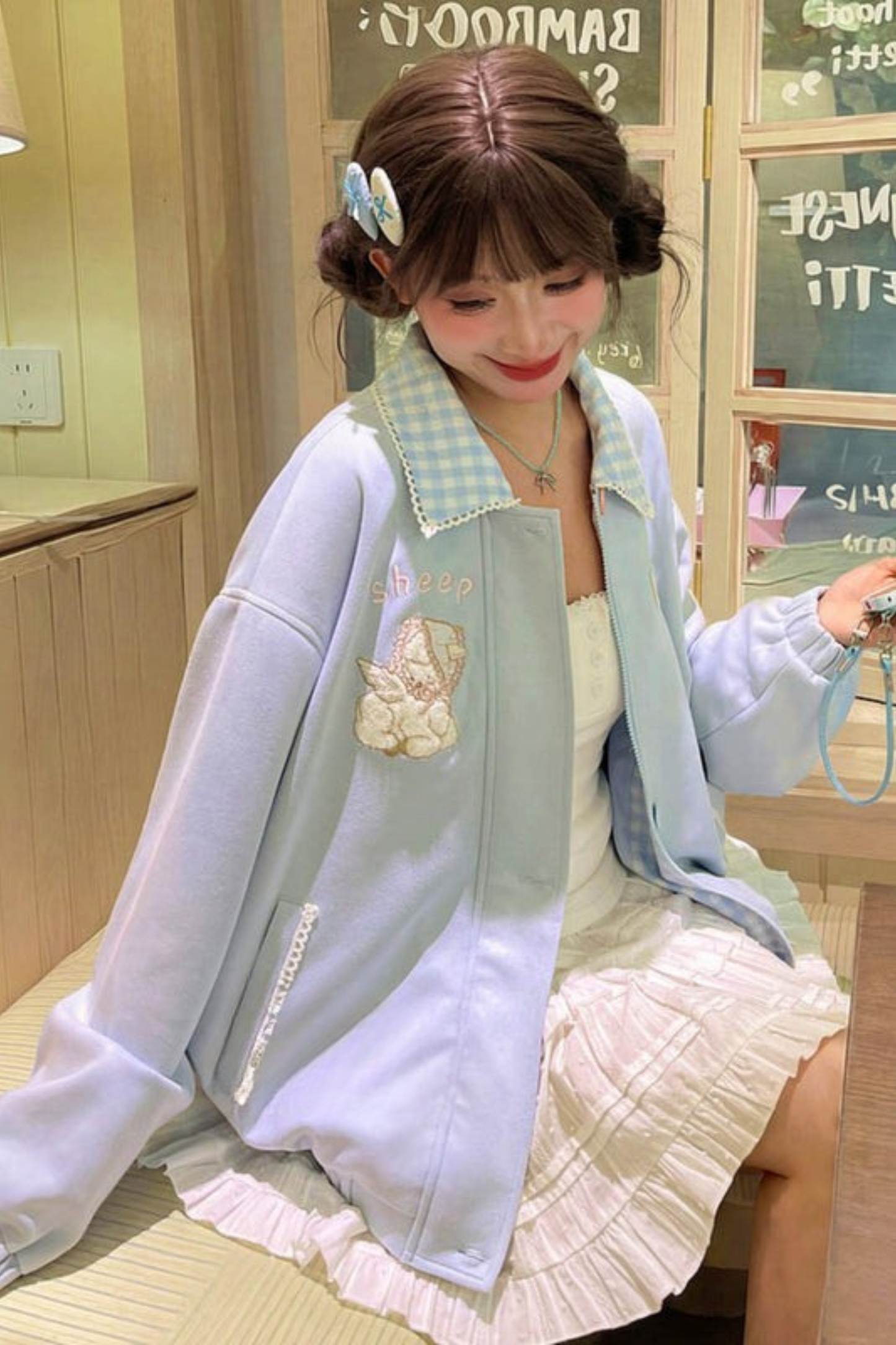Chaqueta de patchwork a cuadros