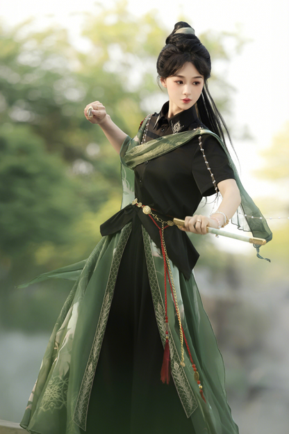 ネバーレスアイランドチャイナトップス+バルーンパンツ