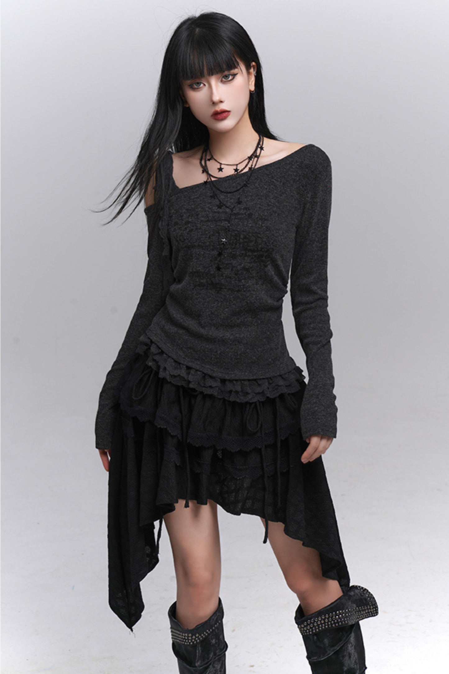 ゴーストガールアシメスカート