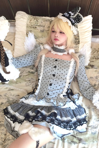 Dot Cute House Layer Cake Dress