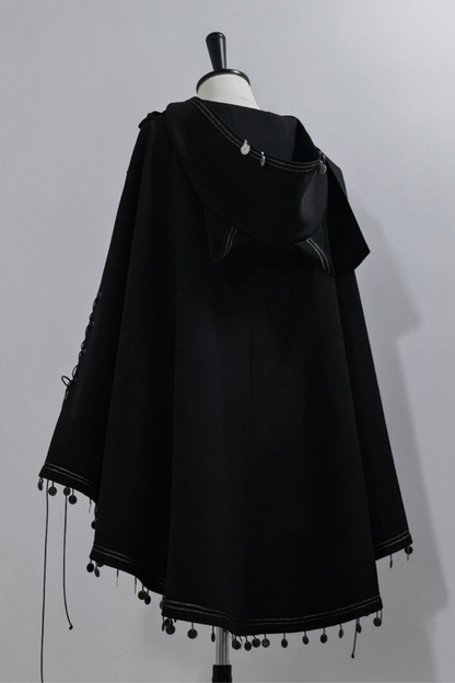 [Mar. 26, 2012 Deadline for reservation] Black Cat Lolita Prince Series Cat Ear Oversize Cloak