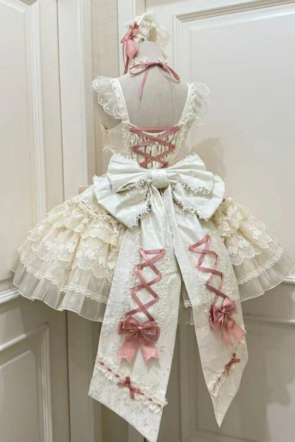 Princess Cute Sweet Lolita Dress + Tail