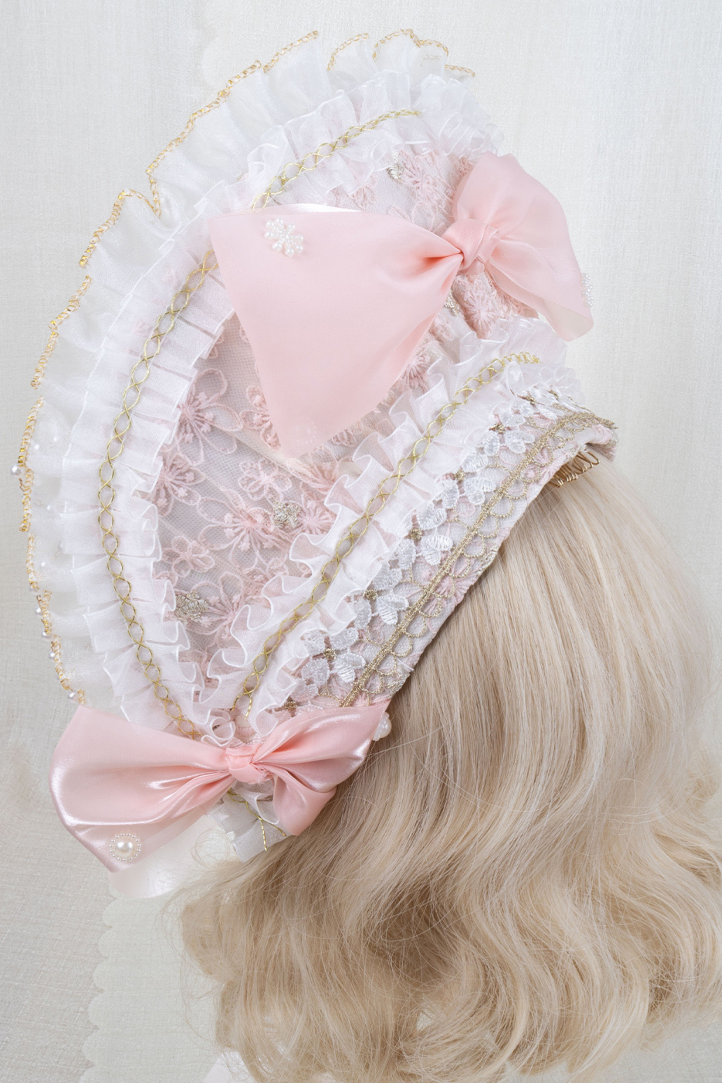 ローズティーパーティーロリータボンネット