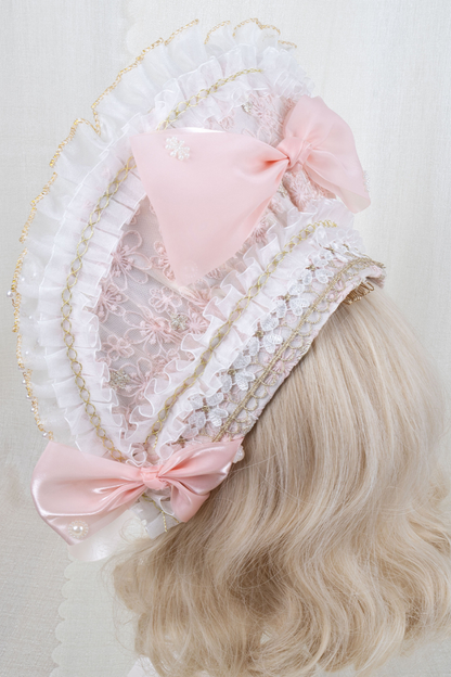 ローズティーパーティーロリータボンネット