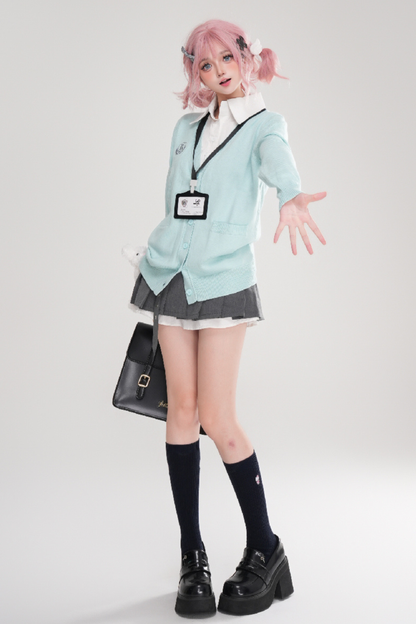 College Slim Knit Sweater