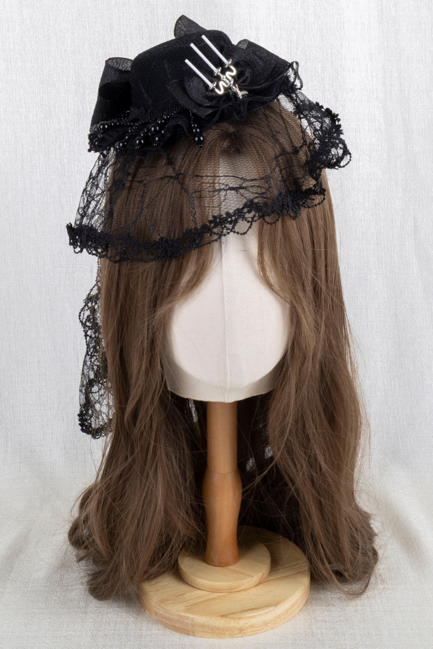 ゴシックエレガンクリップハット+ボンネット+フラットハット