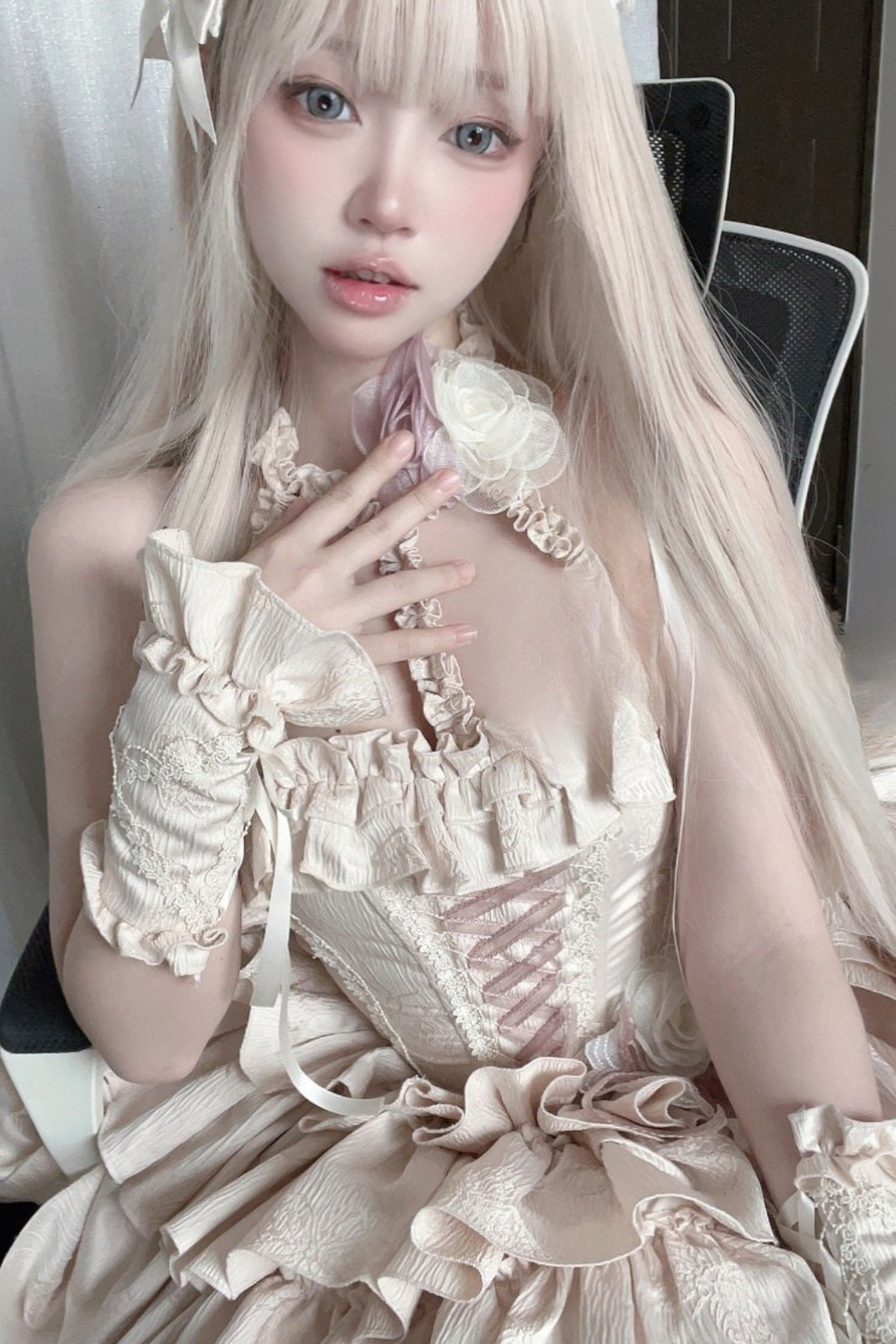 Vestido Lolita Venus Sunset sin mangas Star