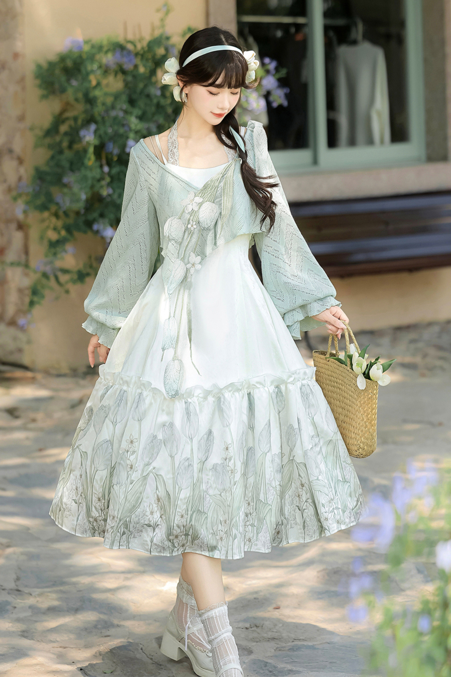 Neverless Island Slip Dress + Top