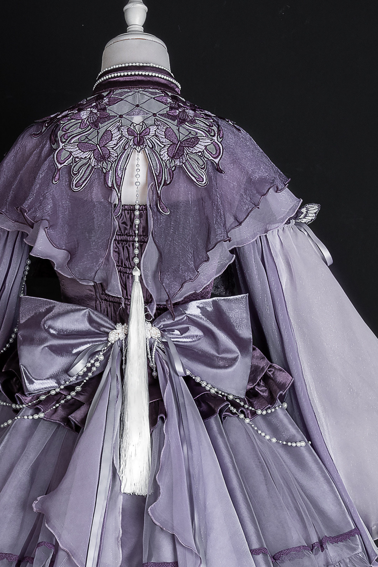 【予約商品】ダークチャイナロリータフェアリードレス+ショルダー+スリーブ