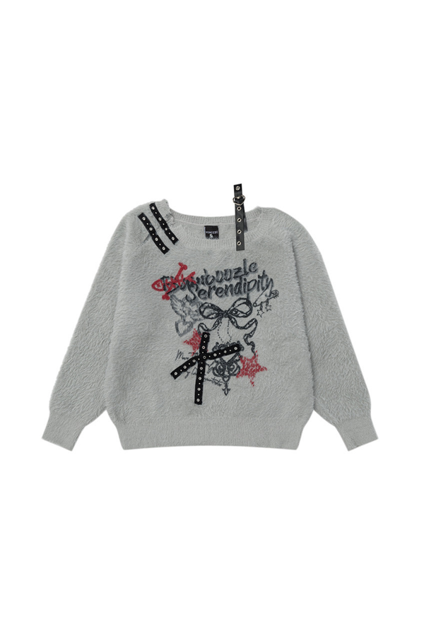 Dark Knight Off-Shoulder Knit