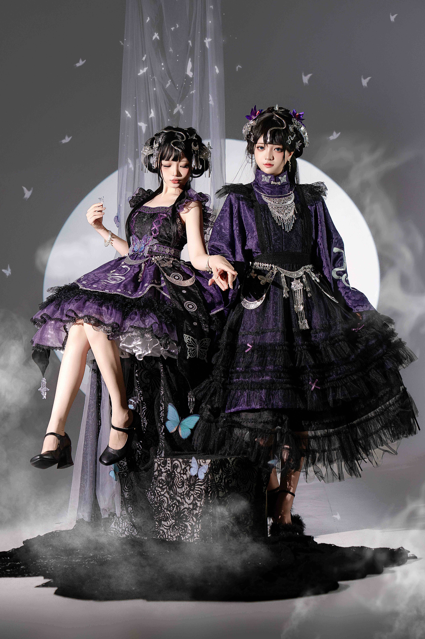 Exotic Style Chinese Lolita Dress Set