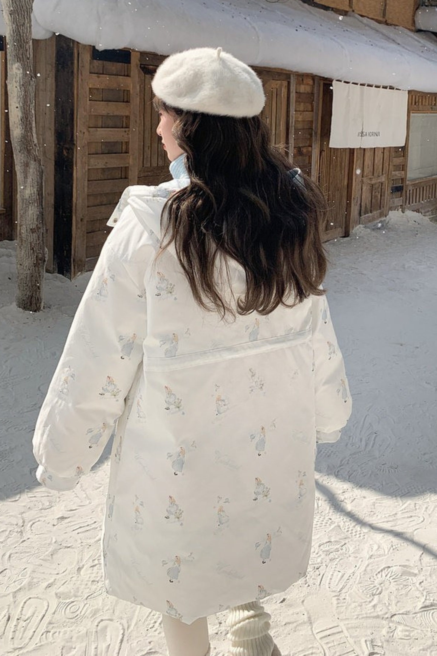 スイートリバーシブルロングダウンジャケット