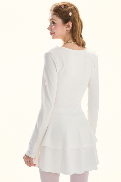 シャーリングドレープピュアドレス