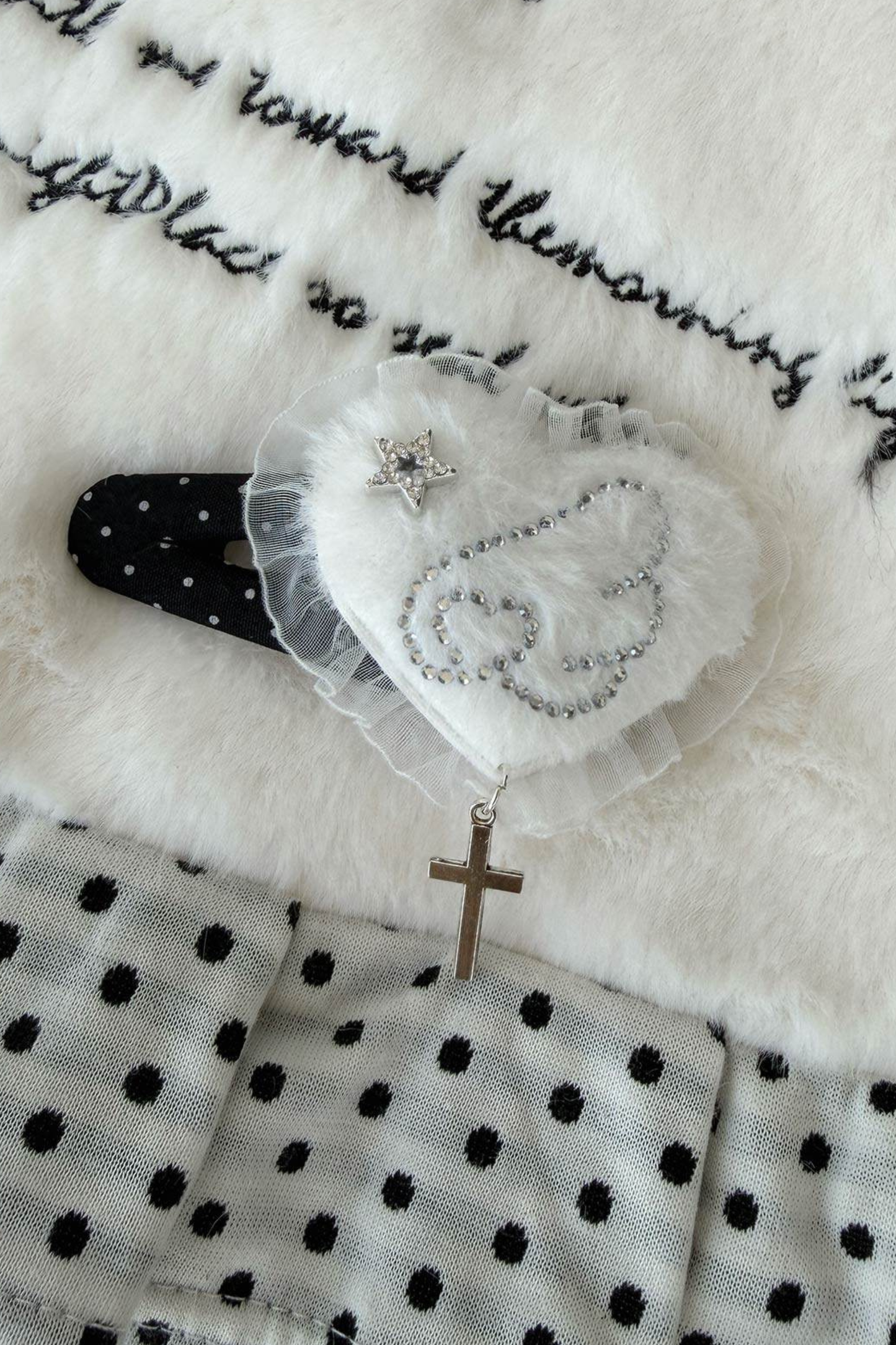 Light Stone Angel Hair Pin