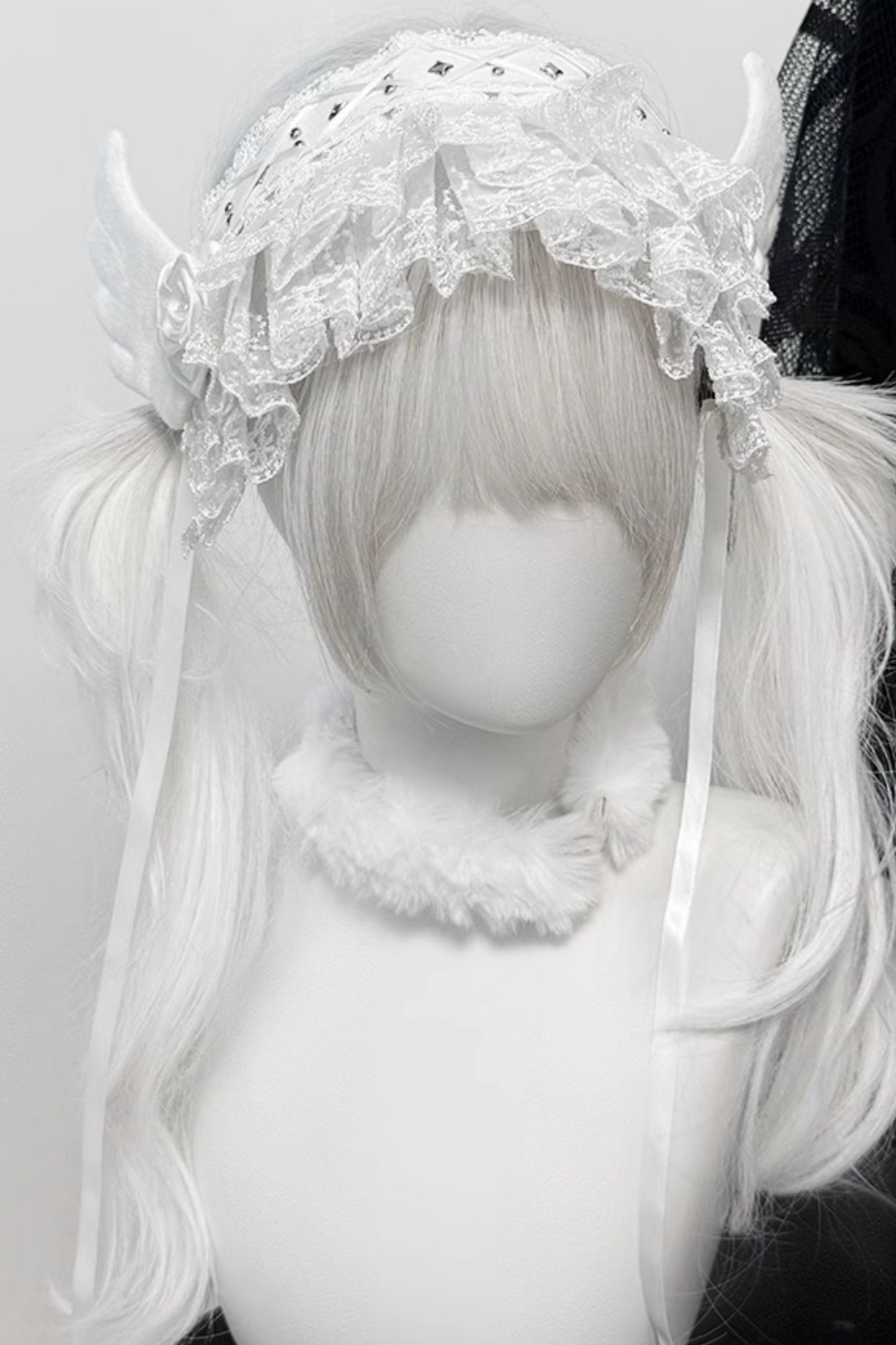 Subculture White Gothic Headband