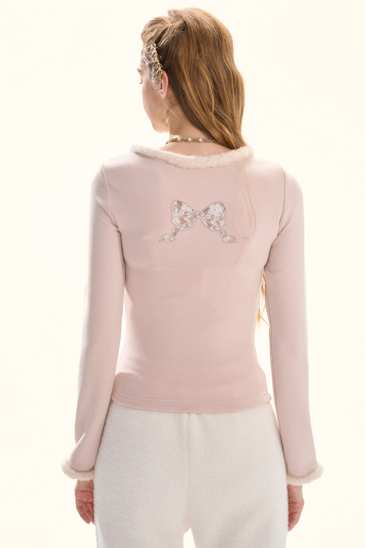 スウィートドリームファーバッグリボントップス