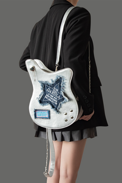 デニムギターカジュアルクリエイティブバッグ