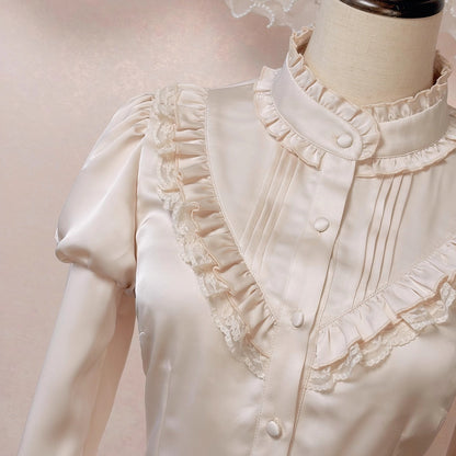 【1月13日予約締切】Honor Guard Ceremonyフリルスタンドカラーシャツ