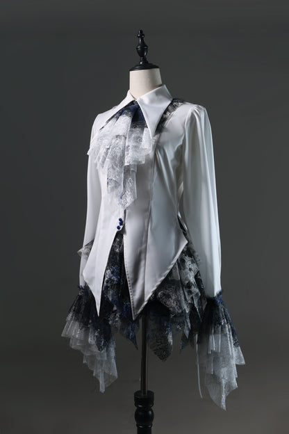 [Deadline for reservations: December 10] Bloodstained Asymmetrical Tulle Skirt Pants + Leg Rings