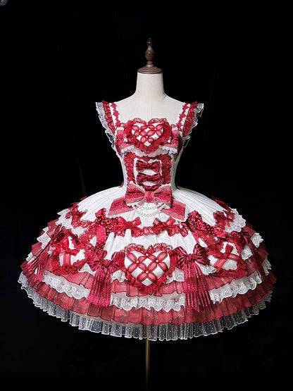 【12月26日予約締切】ピュアスイートローズファンタジーティアードロリータドレス