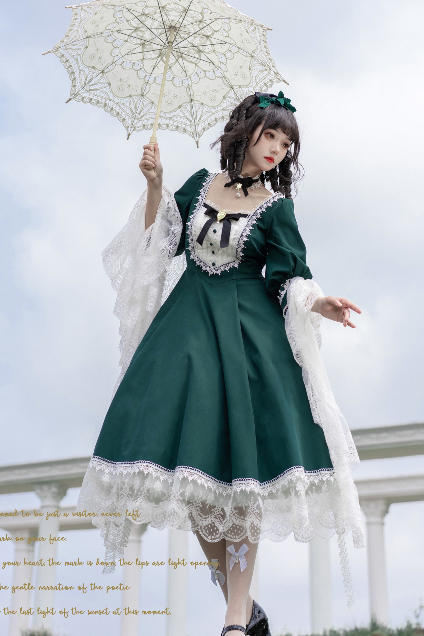 Elegant Retro Lace Classic Lolita Dress