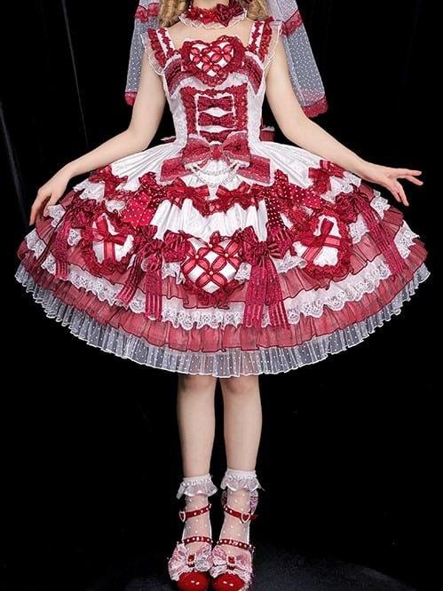 【12月26日予約締切】ピュアスイートローズファンタジーティアードロリータドレス