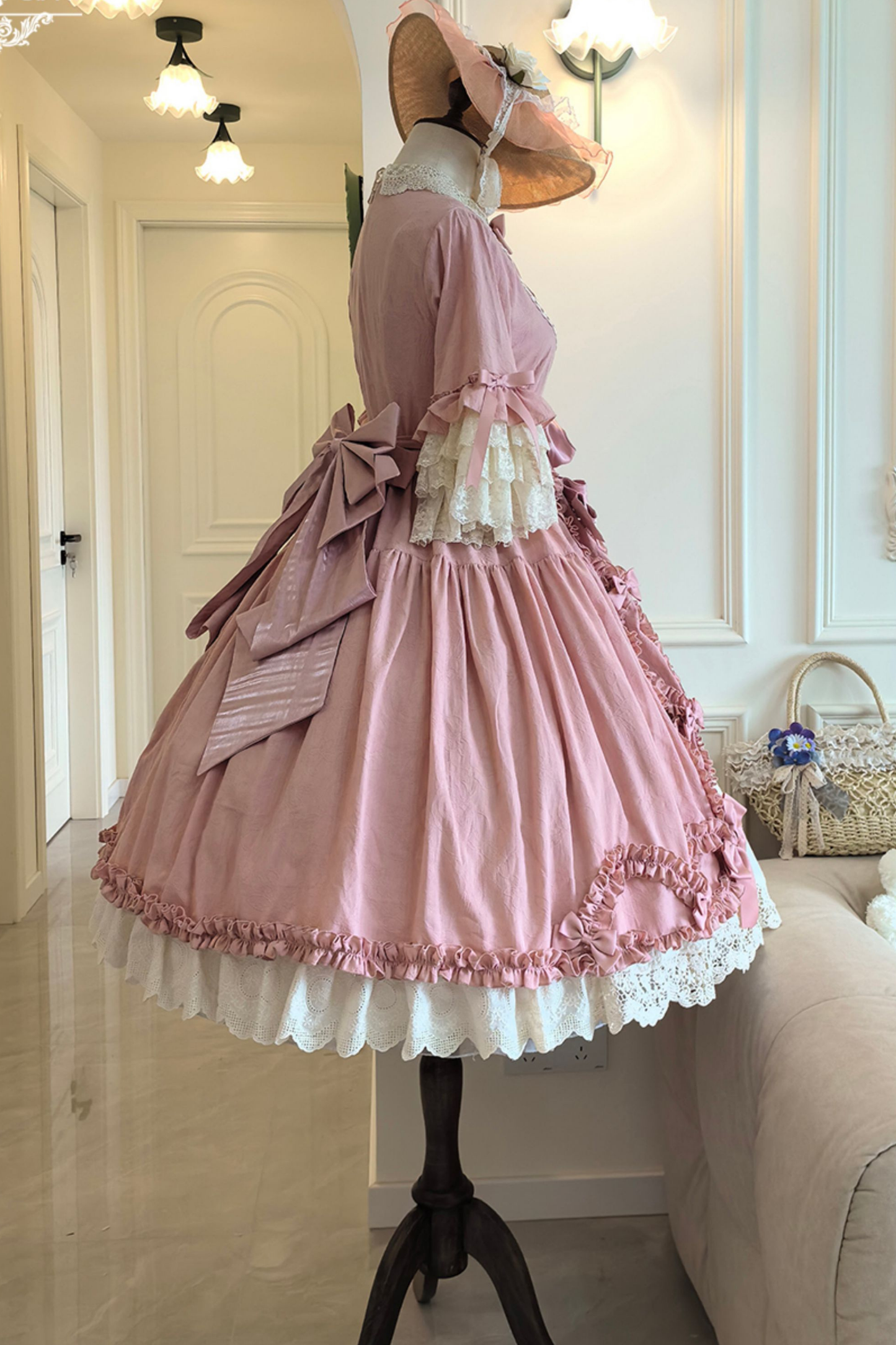 エレガントプリンセススリーブロリータドレス