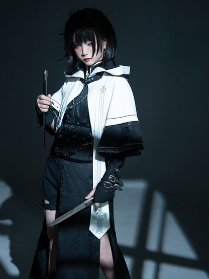 [Deadline for reservation: April 29th] Dark Gothic Mysterious Man Lolita Set