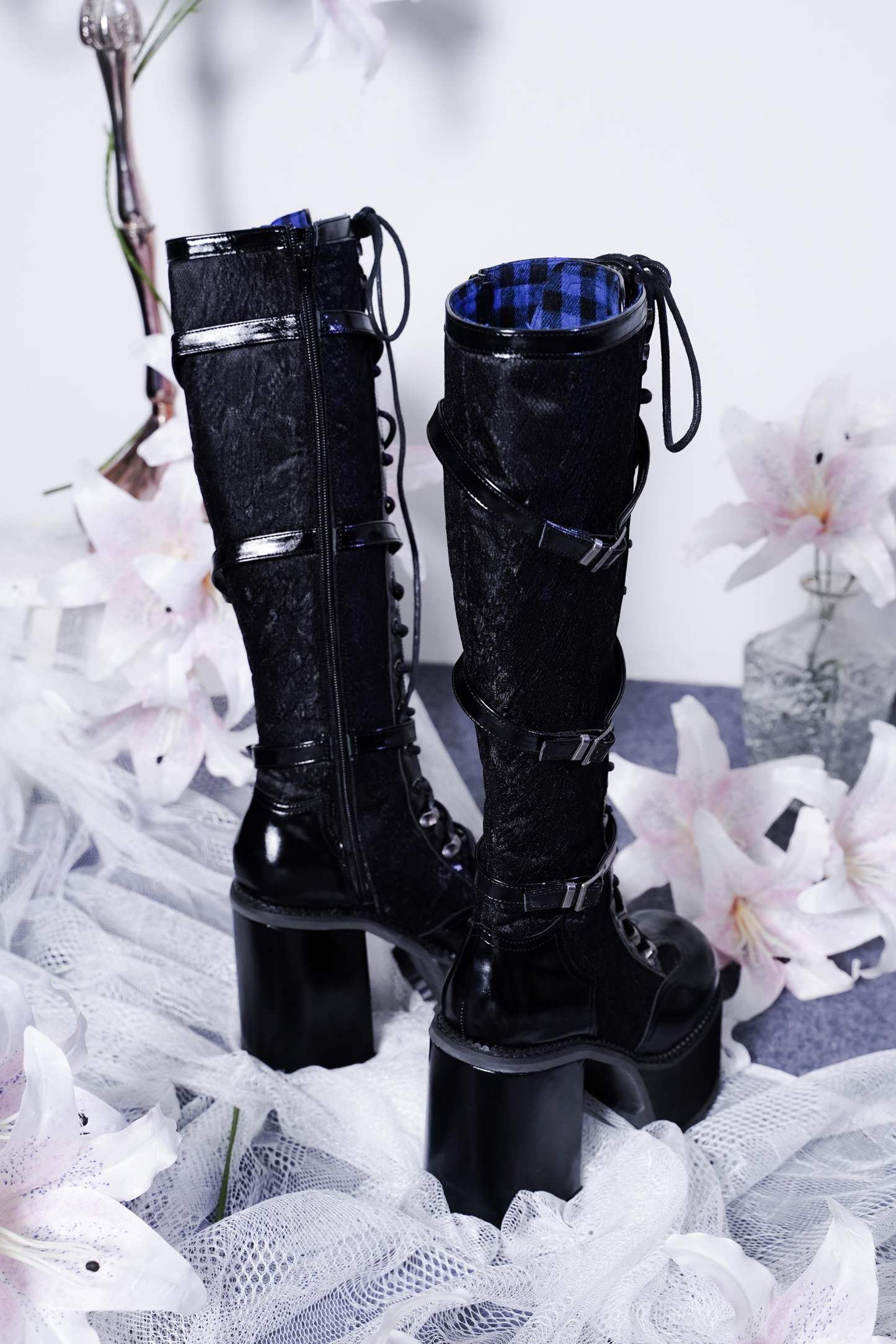 【4月4日予約締切】レースゴシックスエードレースアップブーツ