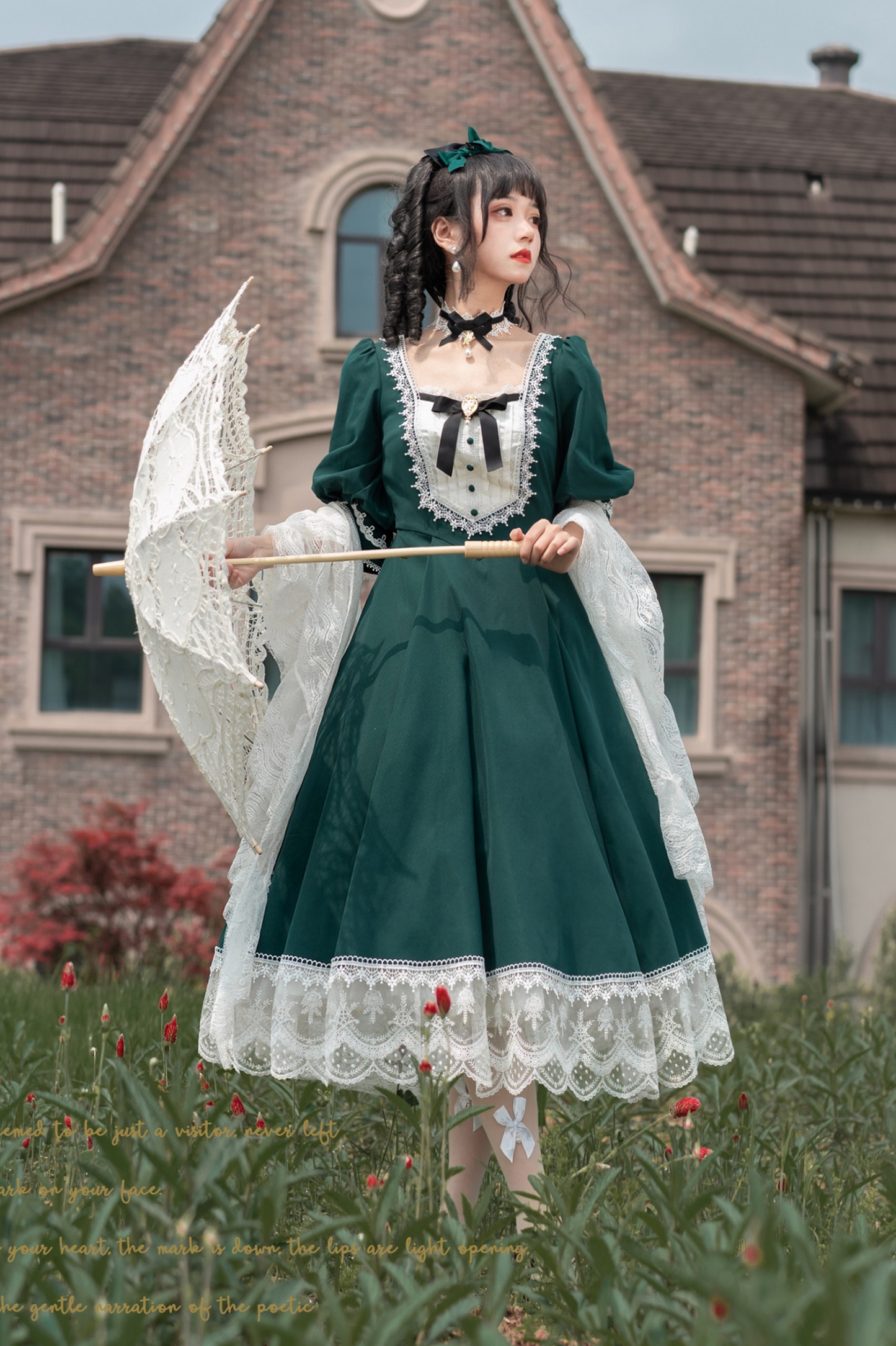 Elegant Retro Lace Classic Lolita Dress