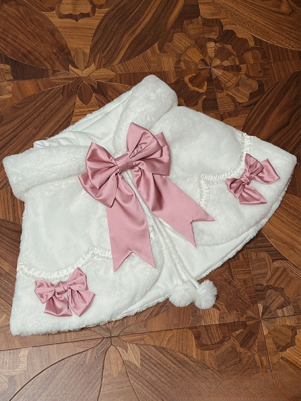 [Deadline for reservations: December 8] Frosted Sugar Rabbit Series Rabbit Ear Hoodie Cape Coat