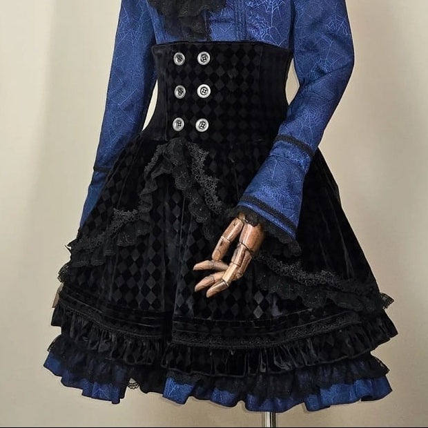 Deposit Will Never Be Again Original Design Gothic Twin Set Lolita Prince Line