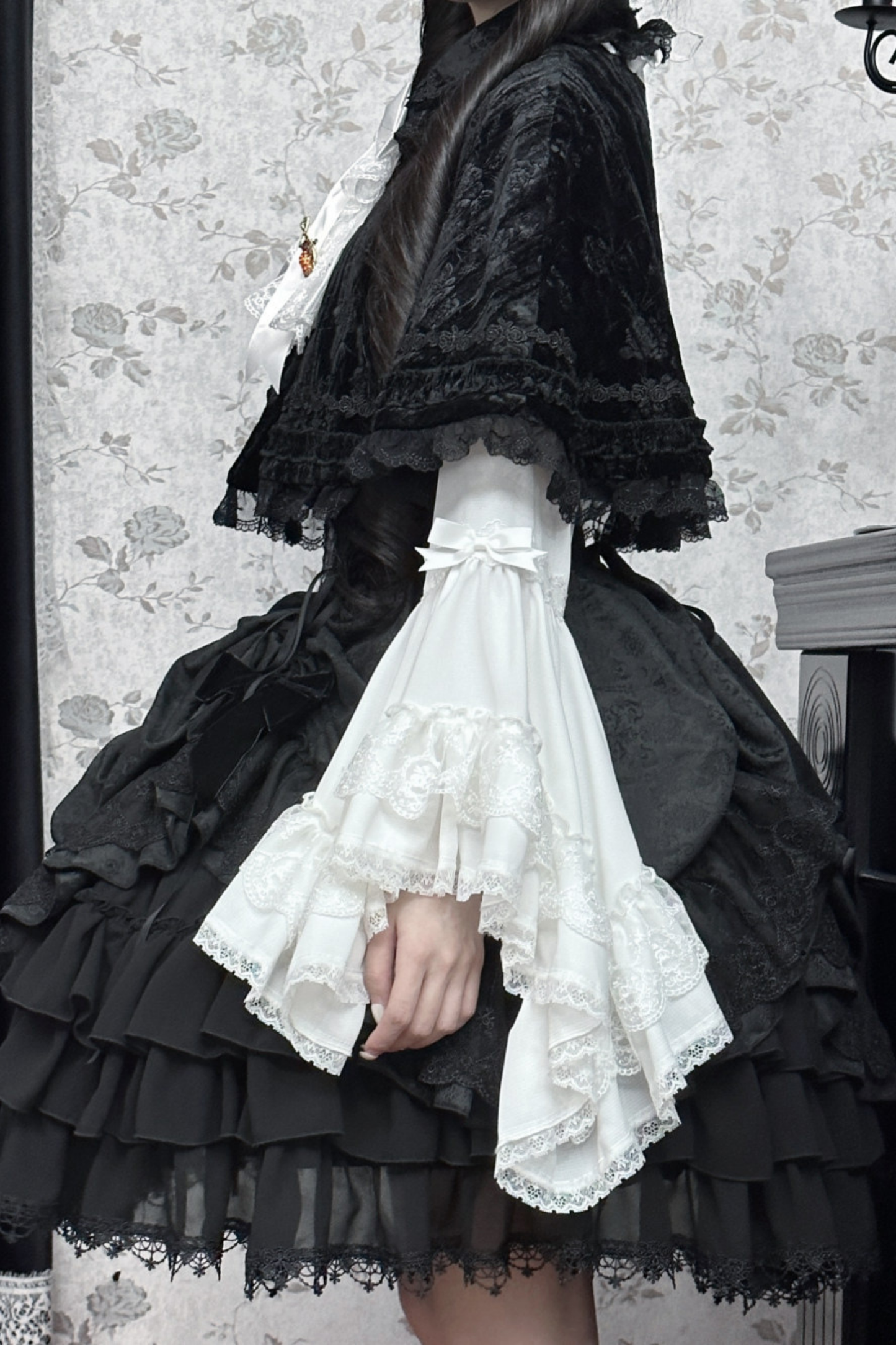 Moon River Gothic Skirt + Cape + Top + Bow