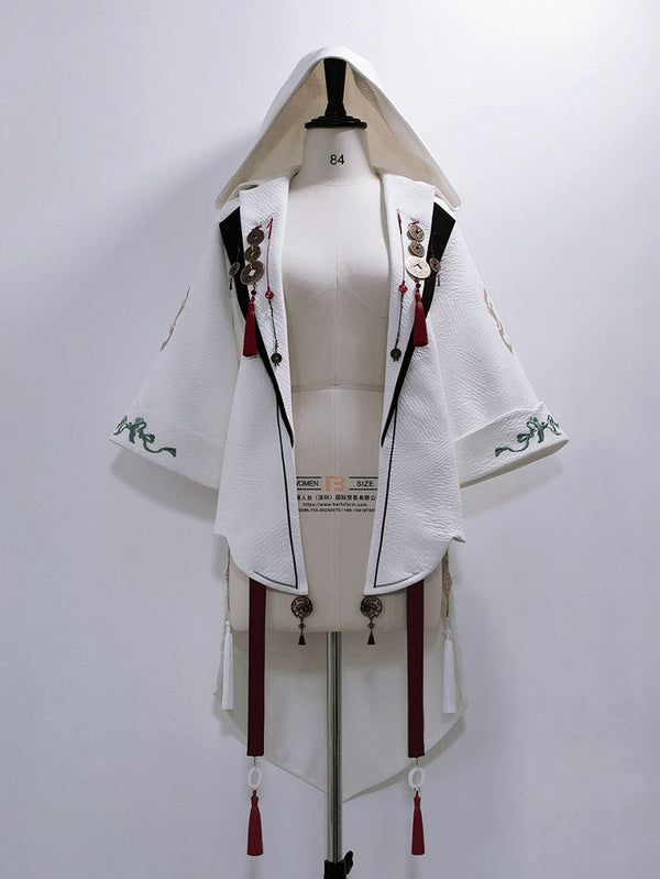 【12月26日予約締切】マウンテンゴーストチャイナプリンスフーディージャケットスーツ＋タッセルネックレス