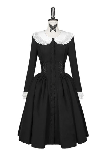 Elizabeth Dark Gothic Lace Romantic Dress