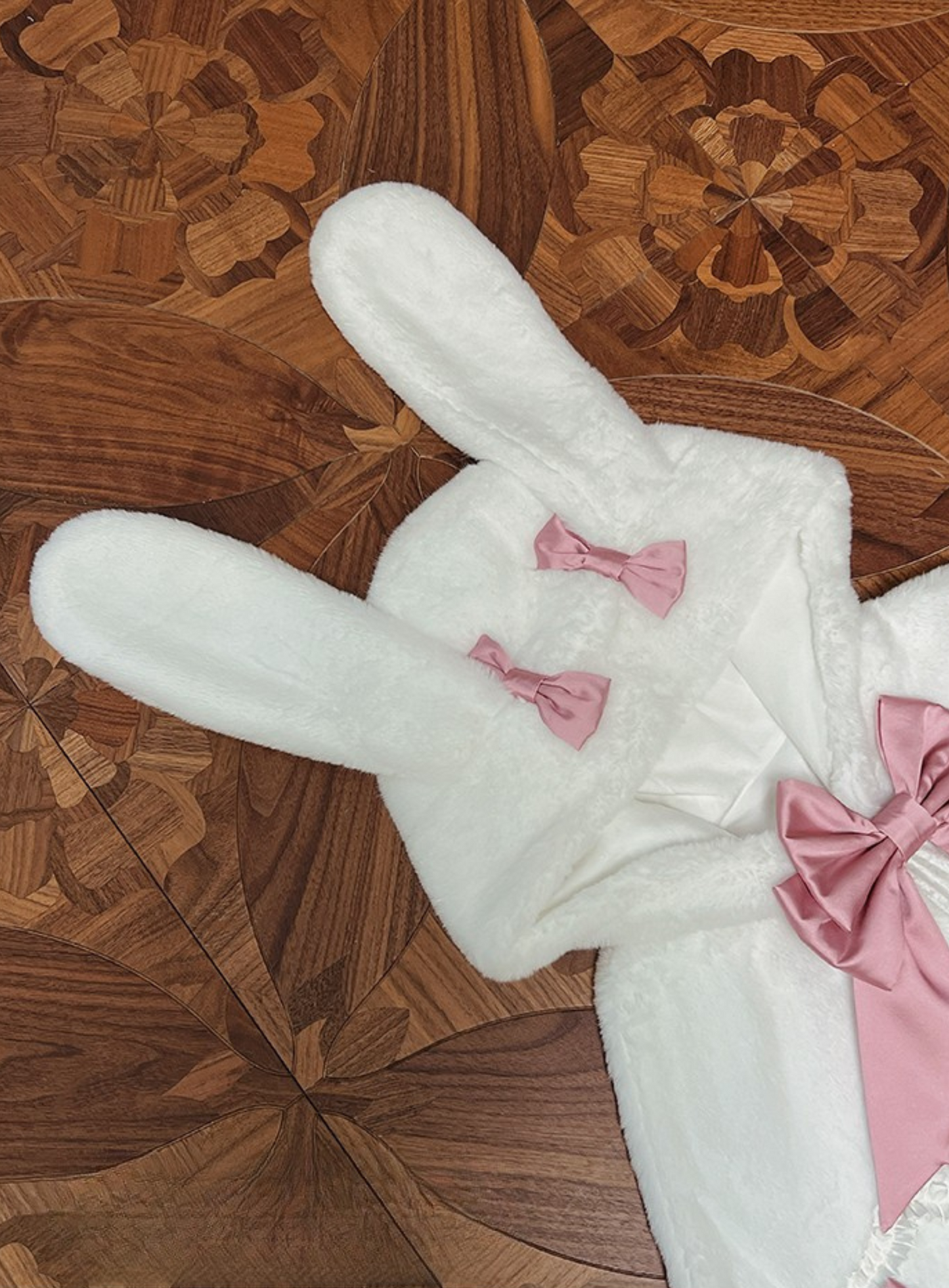 [Deadline for reservations: December 8] Frosted Sugar Rabbit Series Rabbit Ear Hoodie Cape Coat